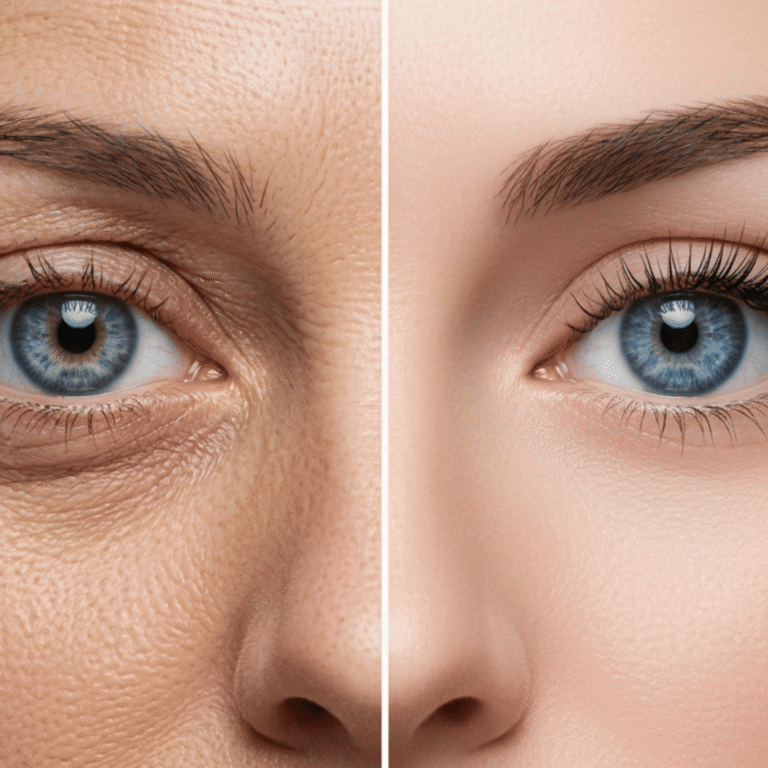 Paupières lourdes jeunes Blépharoplastie Casablanca Dr Chabbak