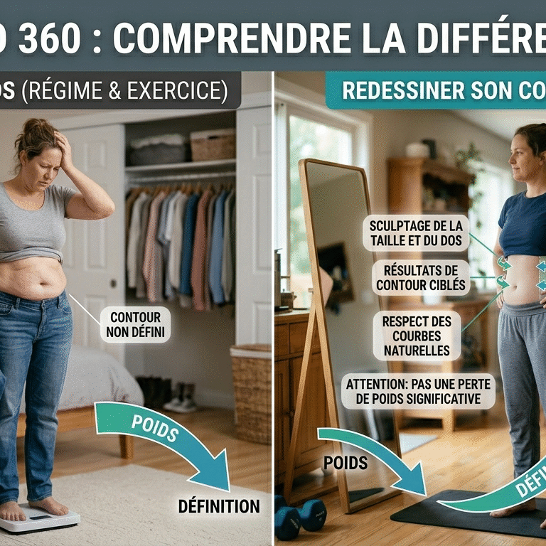 sculpter la silhouette vs perte de poids
