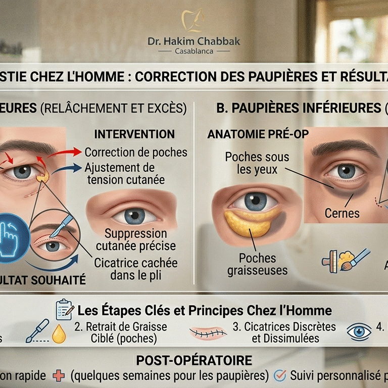 Blépharoplastie chez l'homme : en finir avec le regard perpétuellement fatigué