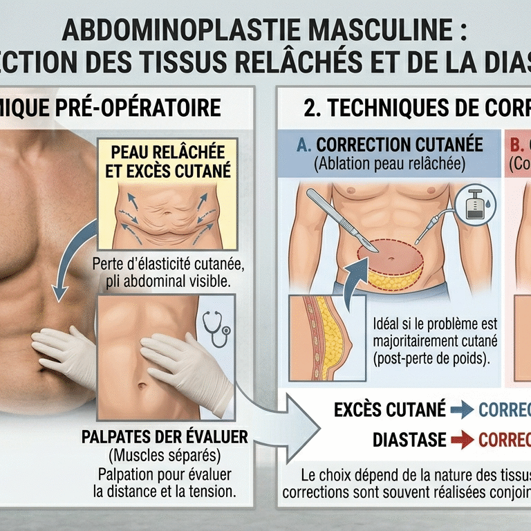 Abdominoplastie masculine : reprendre le contrôle de son abdomen après une perte de poids